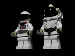 lego minifigures pack 3D Model
