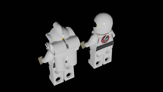 LEGO minifig base 3D model 3D printable