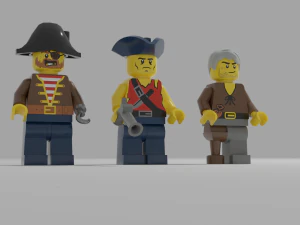 lego minifigures pack 3D Model