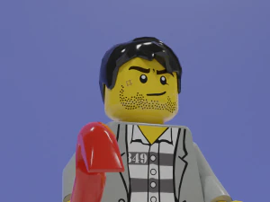 lego minifigures pack 3D Model