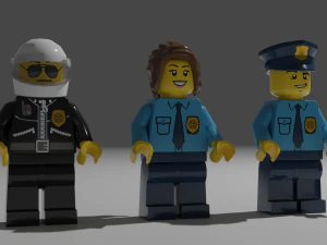 lego minifigures pack 3D Model
