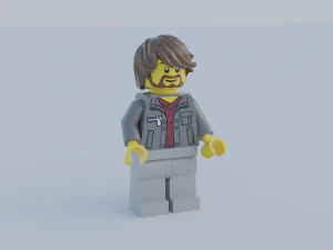 pacote de minifiguras lego Modelo 3D