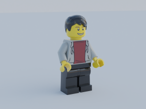 lego minifigures pack 3D 모델