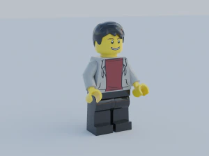 pacote de minifiguras lego Modelo 3D