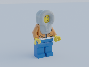 lego minifigures pack 3D 모델
