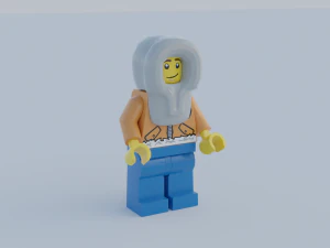 pacote de minifiguras lego Modelo 3D