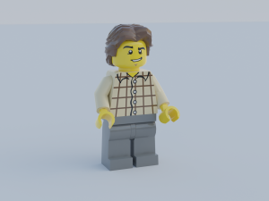 lego minifigures pack 3D 모델