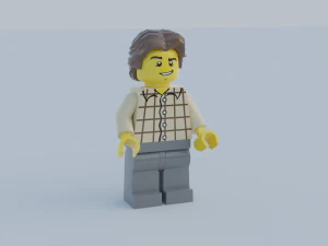 pacote de minifiguras lego Modelo 3D