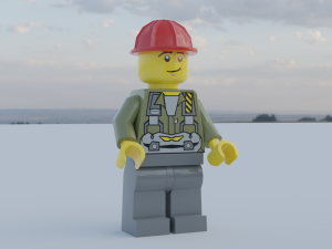 lego minifigures pack 3D 모델