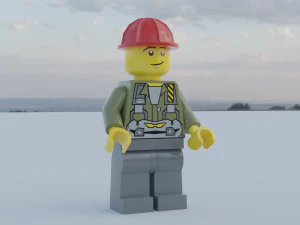 pacote de minifiguras lego Modelo 3D