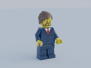 lego minifigures pack 3D 모델