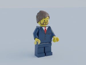 pacote de minifiguras lego Modelo 3D