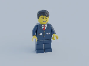 pacote de minifiguras lego Modelo 3D
