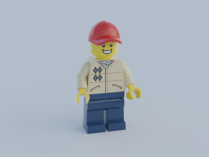 lego minifigures pack 3D 모델