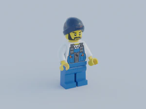 pacote de minifiguras lego Modelo 3D