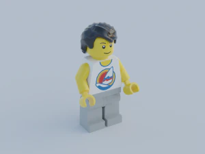 pacote de minifiguras lego Modelo 3D