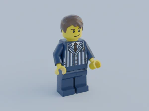 pacote de minifiguras lego Modelo 3D