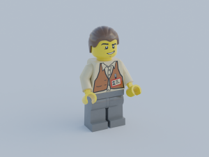 lego minifigures pack 3D 모델