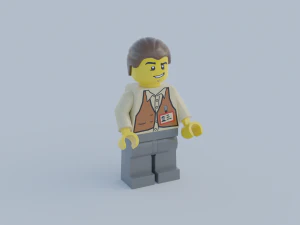 pacote de minifiguras lego Modelo 3D