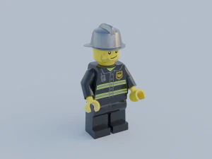 pacote de minifiguras lego Modelo 3D