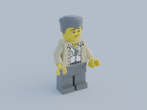 lego minifigures pack 3D 모델