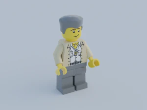 pacote de minifiguras lego Modelo 3D