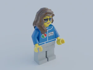 pacote de minifiguras lego Modelo 3D