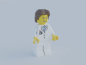pacote de minifiguras lego Modelo 3D