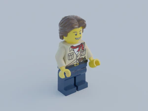 pacote de minifiguras lego Modelo 3D