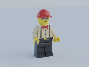 lego minifigures pack 3D 모델