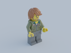 lego minifigures pack 3D 모델