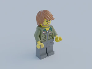 pacote de minifiguras lego Modelo 3D