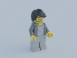 pacote de minifiguras lego Modelo 3D