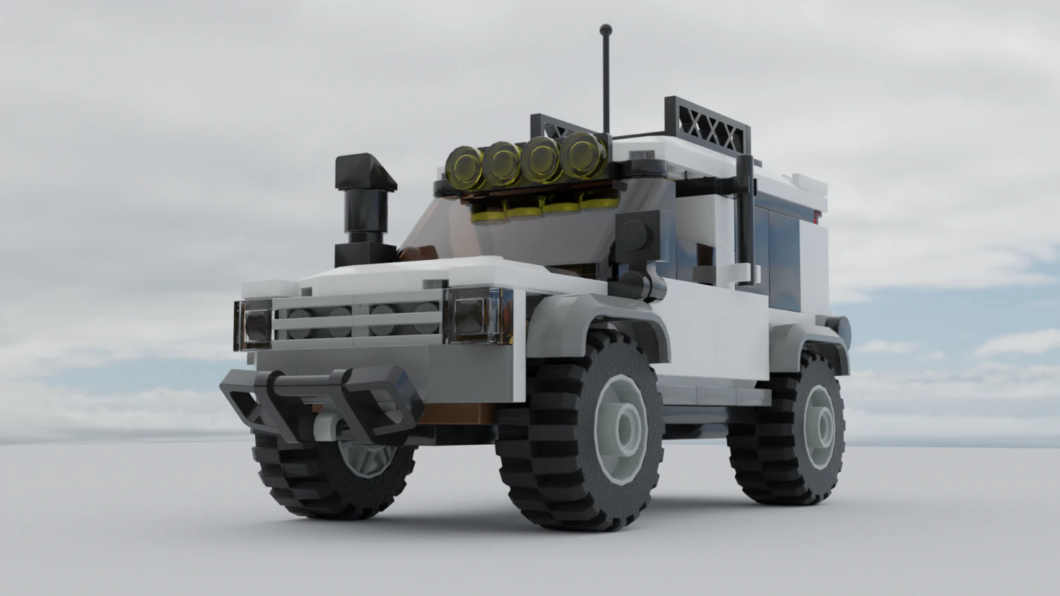 lego suv 3D Model .c4d .max .obj .3ds .fbx .stl .blend