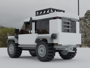 lego suv Model 3D
