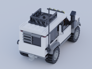 lego suv Model 3D