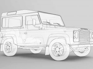 game ready land rover 3D Model