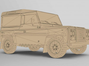 game ready land rover 3D Модель