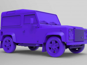 game ready land rover 3D Модель