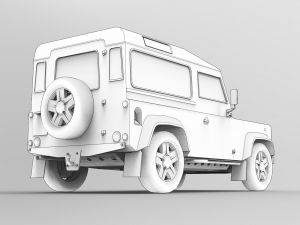 game ready land rover 3D Модель