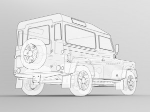 game ready land rover 3D Модель