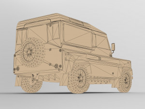 game ready land rover 3D Модель