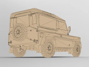 game ready land rover 3D Model