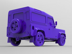 game ready land rover 3D Модель