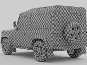 game ready land rover 3D Модель