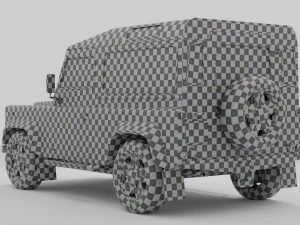 game ready land rover 3D Model