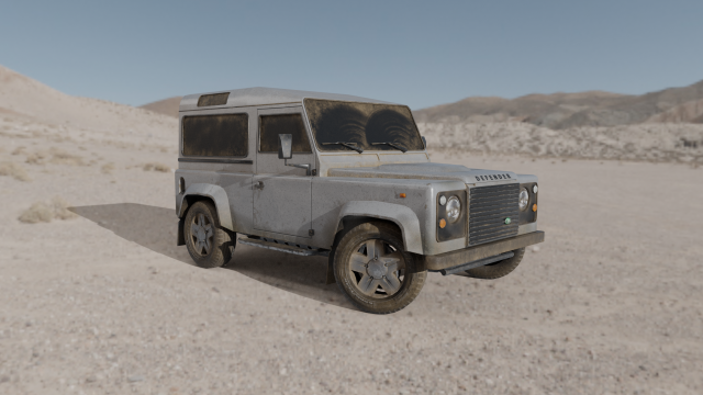 gameready land rover 3D Model .c4d .max .obj .3ds .fbx .stl .blend 