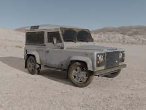 gameready land rover 3D Модель