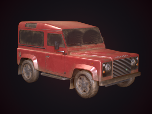 gameready land rover 3D Model