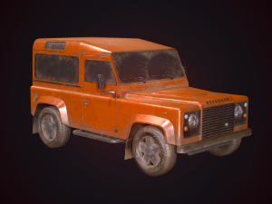 gameready land rover 3D Model